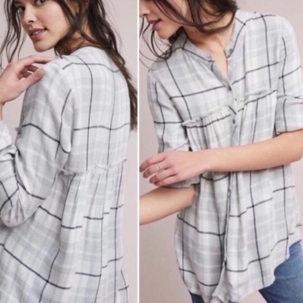 Cloth & Stone Plaid Swing Tunic - Picture 2 of 2